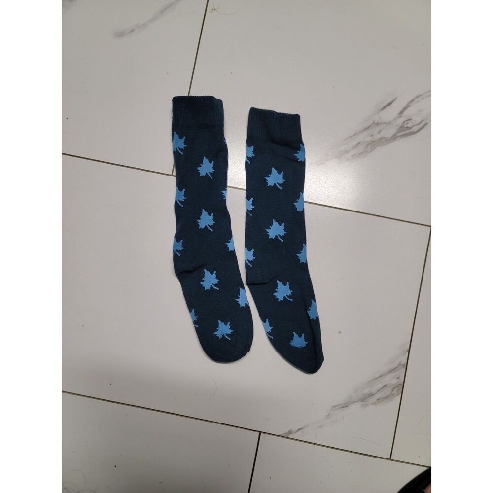 Indiana State University sycamores blue leaf socks
